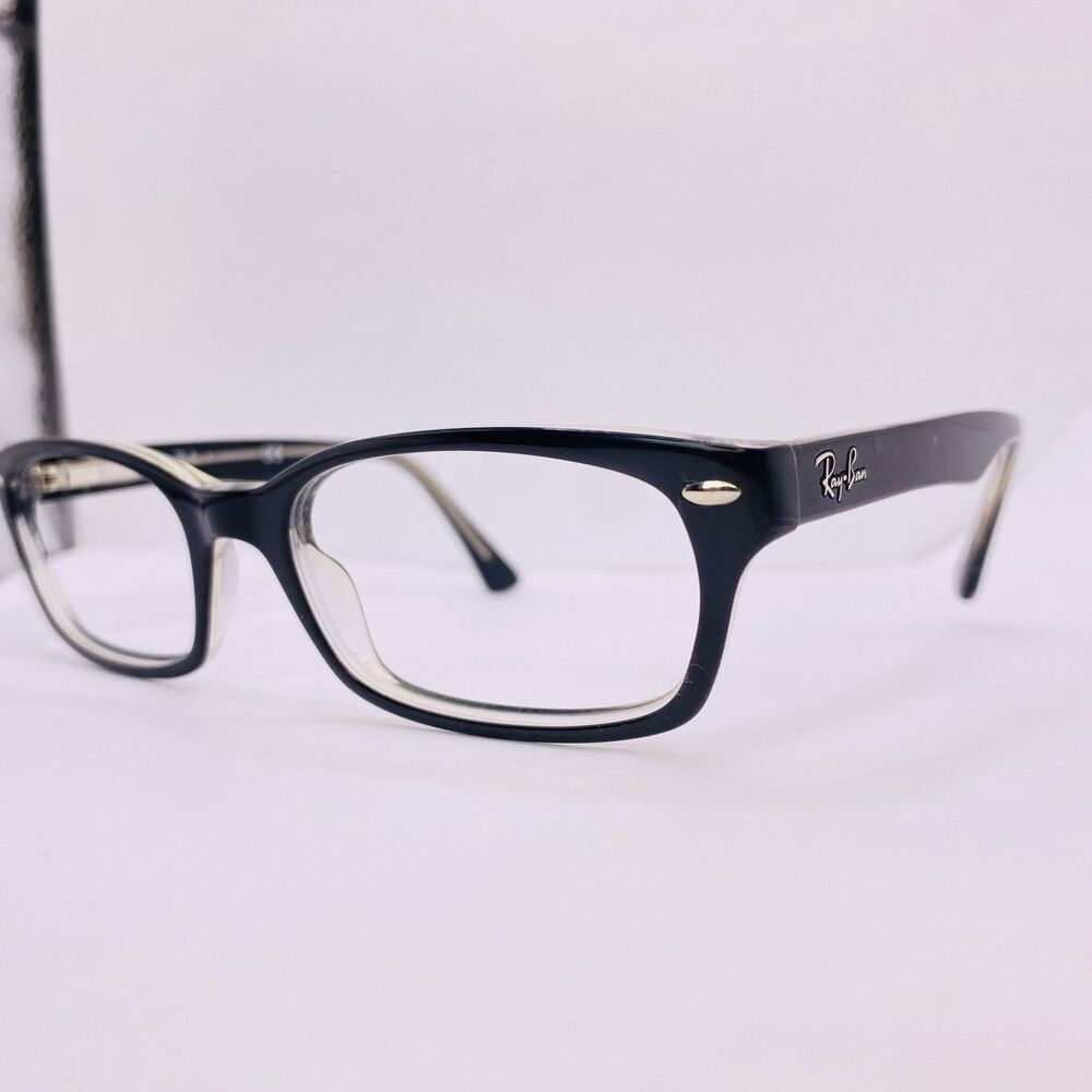 Ray-Ban Eyeglasses Authentic Frames RB 5150 2034 52-19-135 Black On Clear